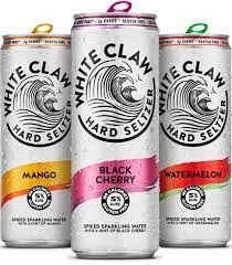 White Claw Hard Seltzer Can Black Cherry