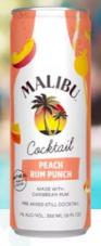 Malibu - Peach Rum Punch Cocktail (414)