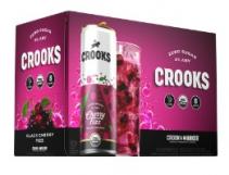 Crooks - Black Cherry Fizz (8 pack 12oz cans) (8 pack 12oz cans)