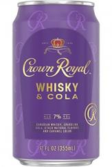 Crown Royal - Whiskey Cola Cocktail (4 pack 12oz cans) (4 pack 12oz cans)