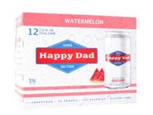 Happy Dad - Watermelon Hard Seltzer (355ml can) (355ml can)