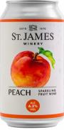 St. James Winery - Sparkling Peach Sweet Wine 2012 (356)